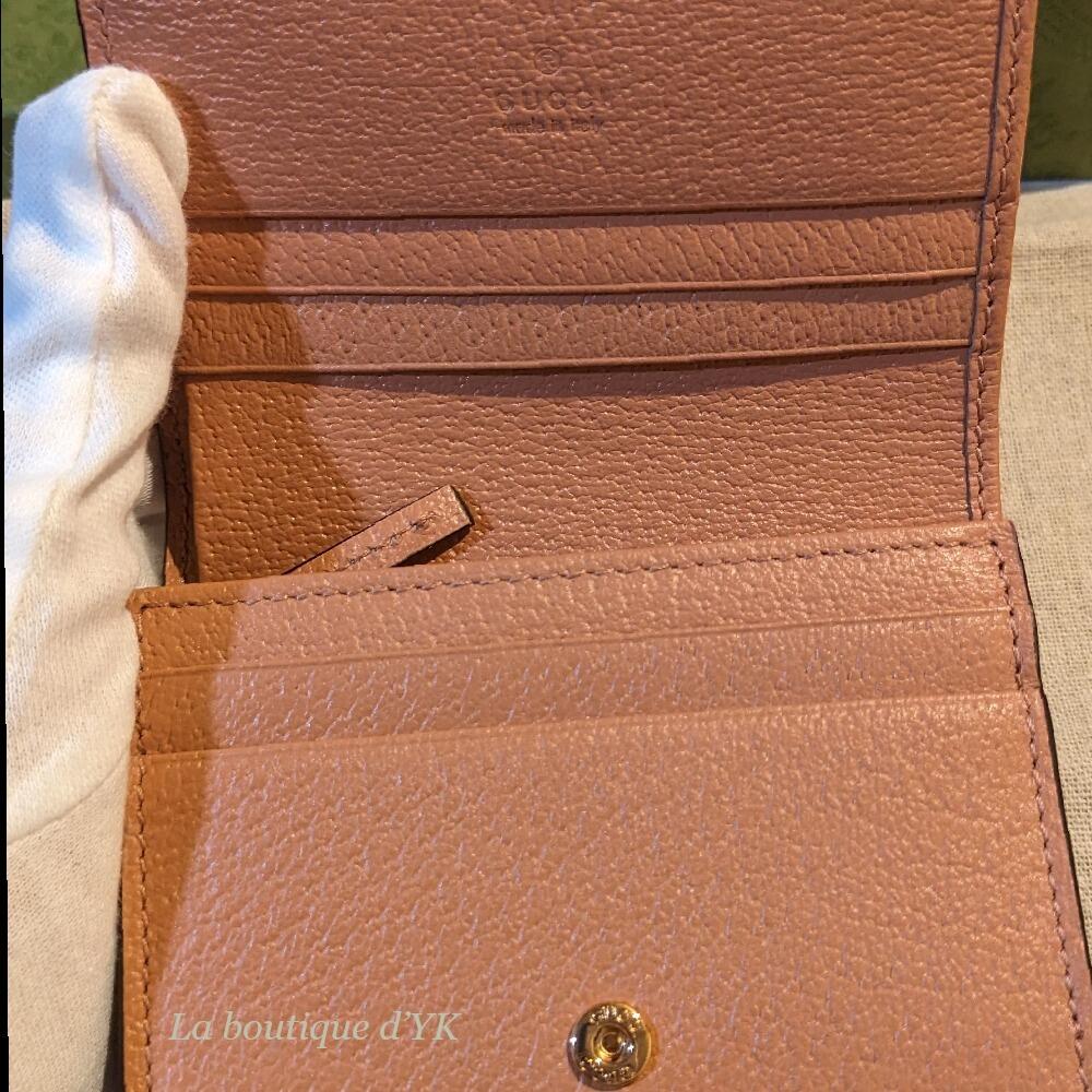 関税なし【GUCCI】オフィディア GGロゴ ミニ レザー ウォレット